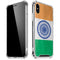 India Flag Distressed iPhone XS Max Clear Case